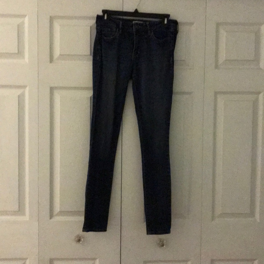Abercrombie super skinny dark wash jeans